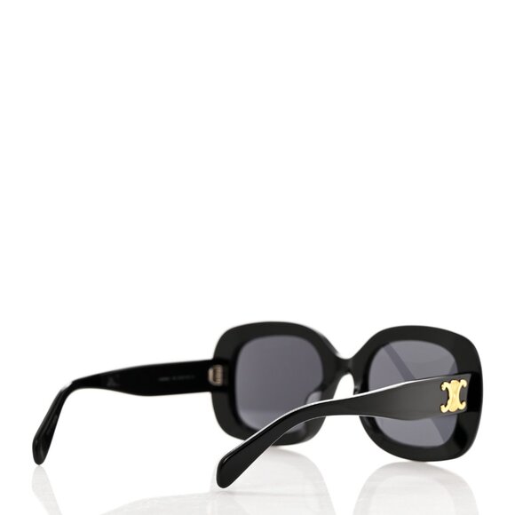 Celine Triomphe CL40262U Black 53mm square sunglasses. Preowned. - Picture 4 of 7